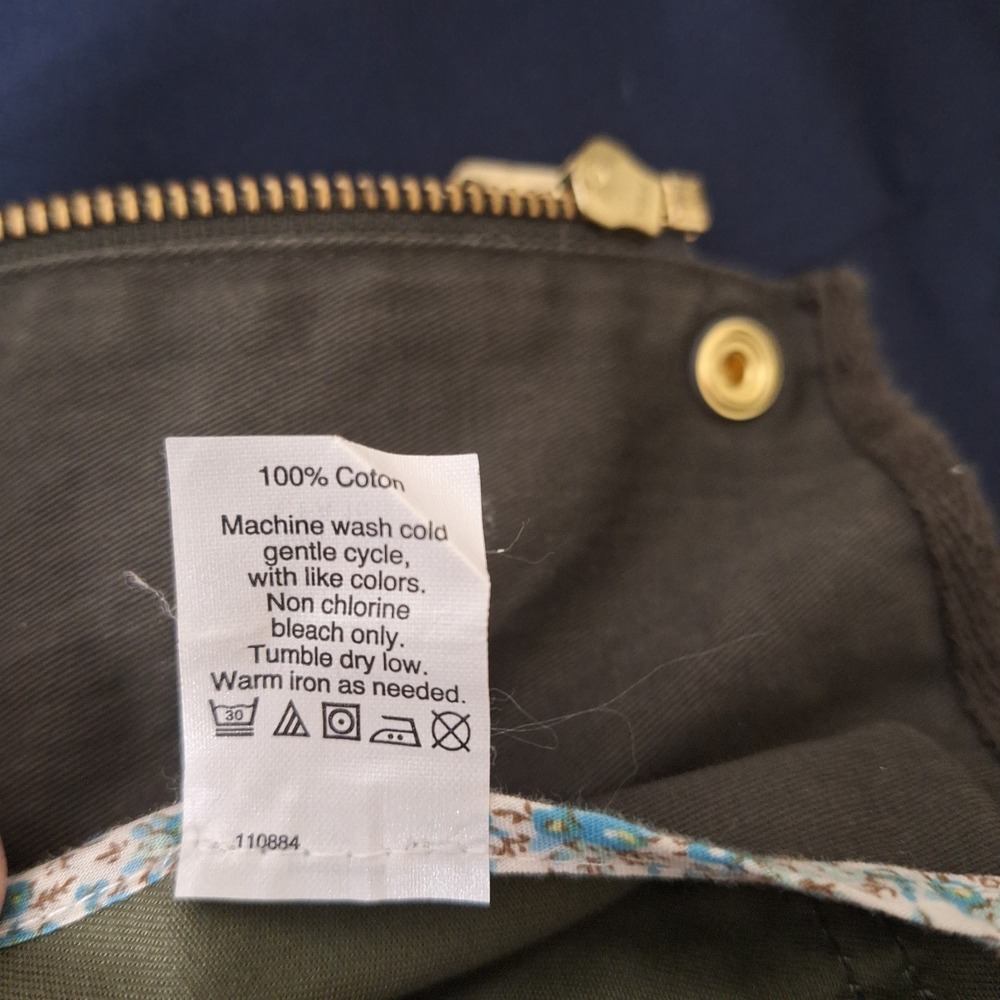 J.Crew Women XS Relaxed Boyfriend Field Jacket Green Army Waist Cinch Style NWOT - Picture 7 of 11